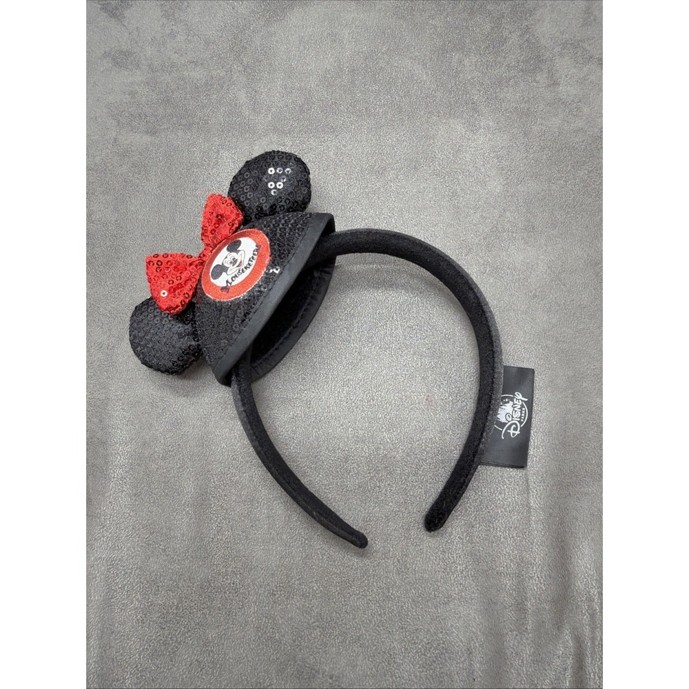 Disney Parks Exclusive Mickey Mouseketeer Club Mini Ear Hat Sequin Headband